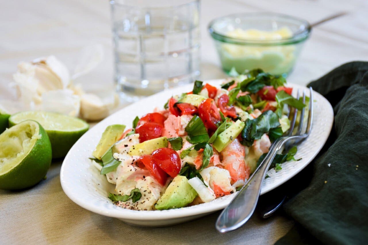 You are currently viewing Seafood Salad with Avacado
