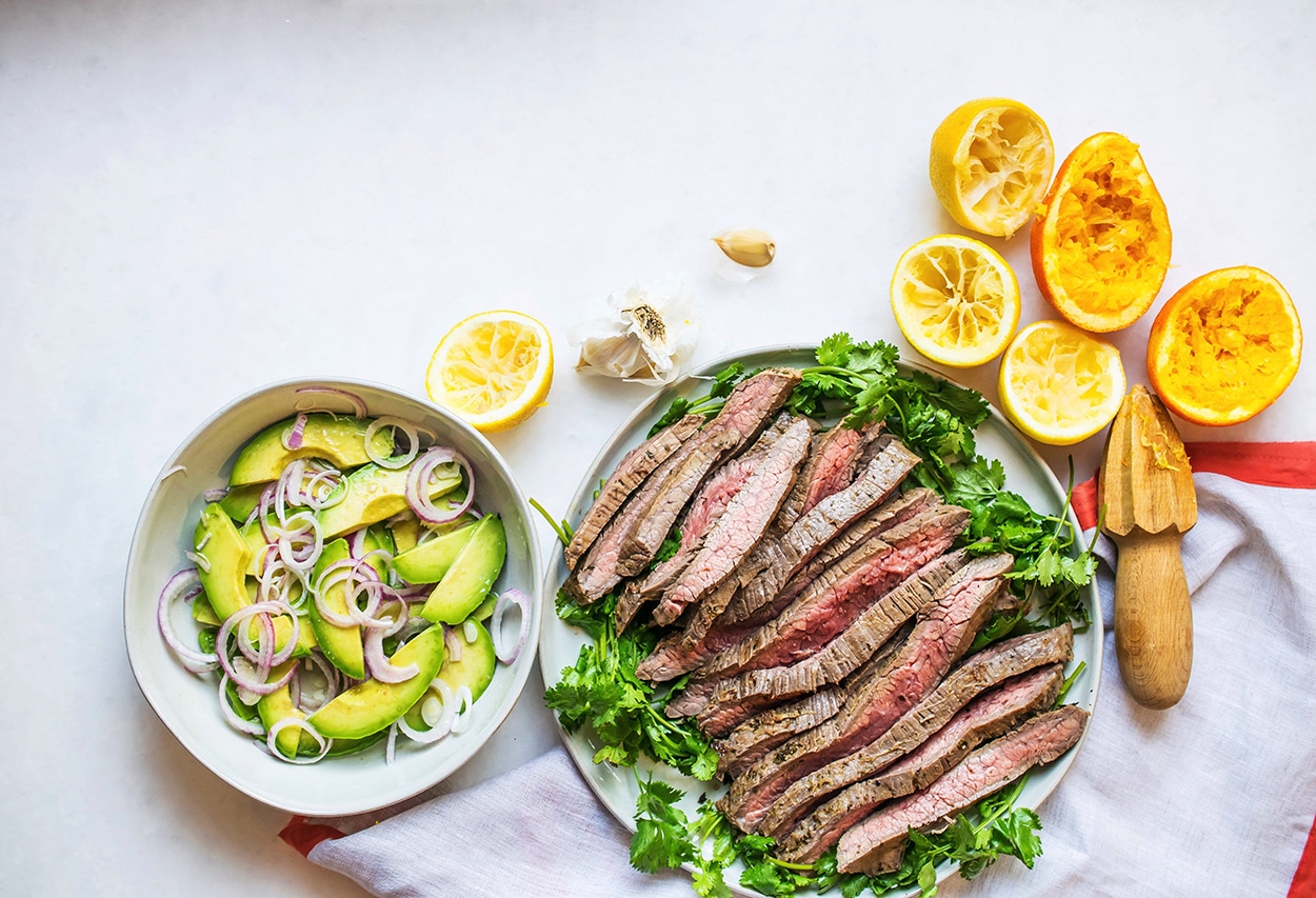 You are currently viewing Carne Asada With Avocado Salad