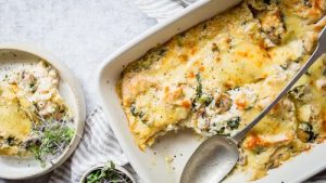 Read more about the article Keto chicken and mushroom casserole