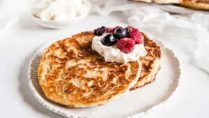 Read more about the article Crispy egg-free low-carb almond pancakes