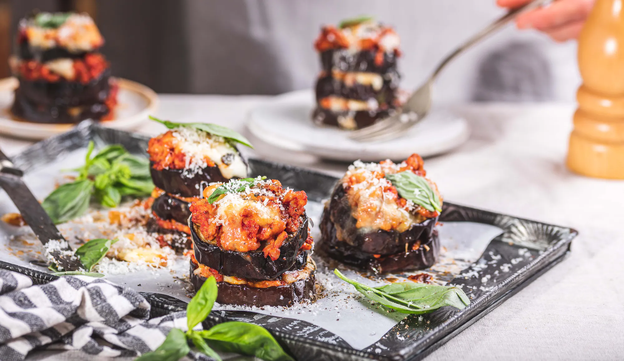 Read more about the article Eggplant turkey parmigiana