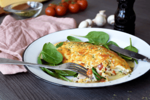 Read more about the article Jill’s cheese-crusted keto omelet