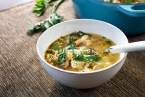 Read more about the article Keto no-noodle chicken soup