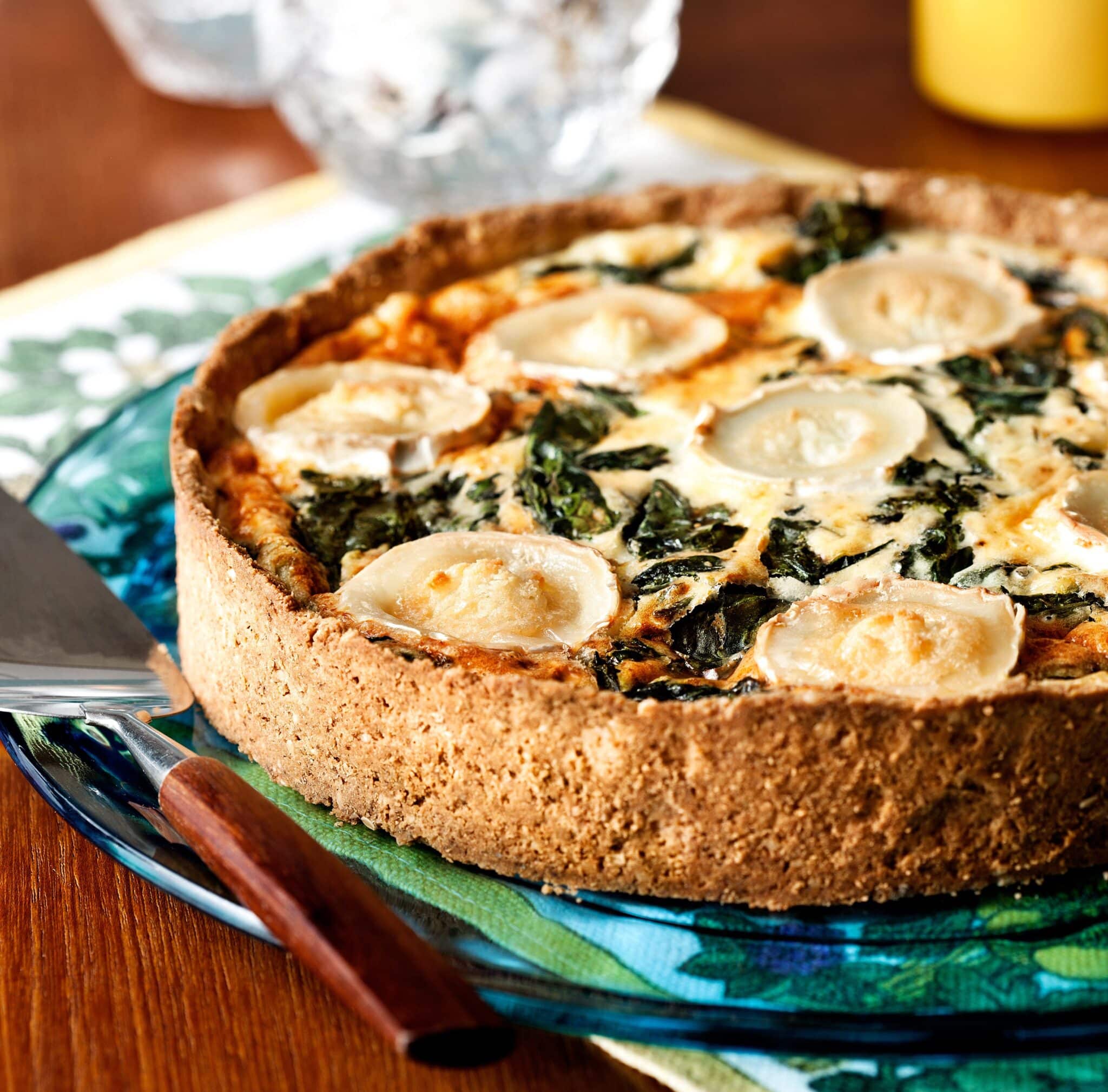 You are currently viewing Keto spinach and goat cheese pie